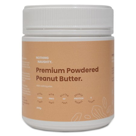 NOTHING NAUGHTY PEANUT BUTTER POWDER 200G