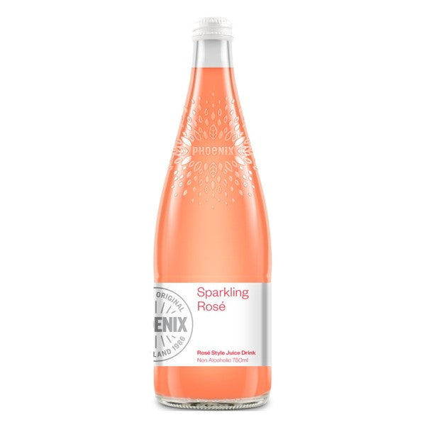 PHOENIX ORGANIC SPARKLING ROSE GRAPE JUICE 750ML