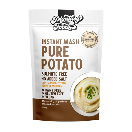 PLANTASY GLUTEN FREE PURE INSTANT MASHED POTATO 150G