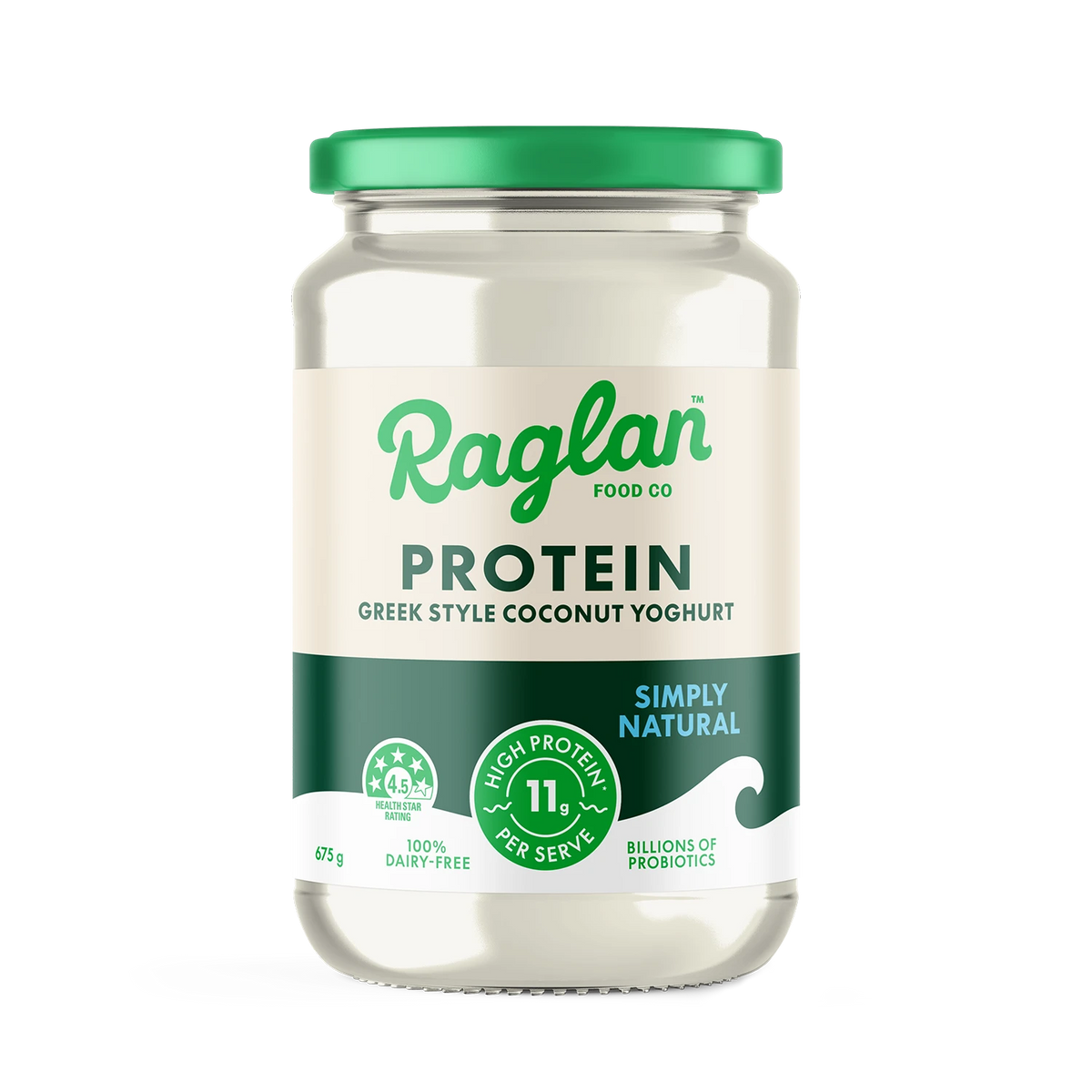 RAGLAN COCONUT YOGHURT PROTEIN VANILLA BEAN 675G