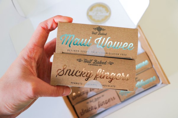 HALF BAKED CATERING SNICKY FINGERS BAR