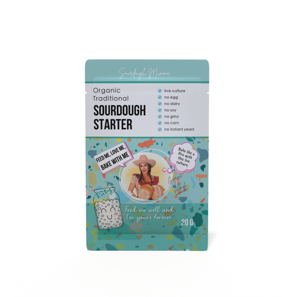 SOURDOUGH MUMMA ORGANIC TRADITIONAL SOURDOUGH STARTER 20G