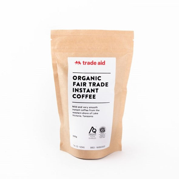 TRADE AID ORGANIC INSTANT COFFEE 100G