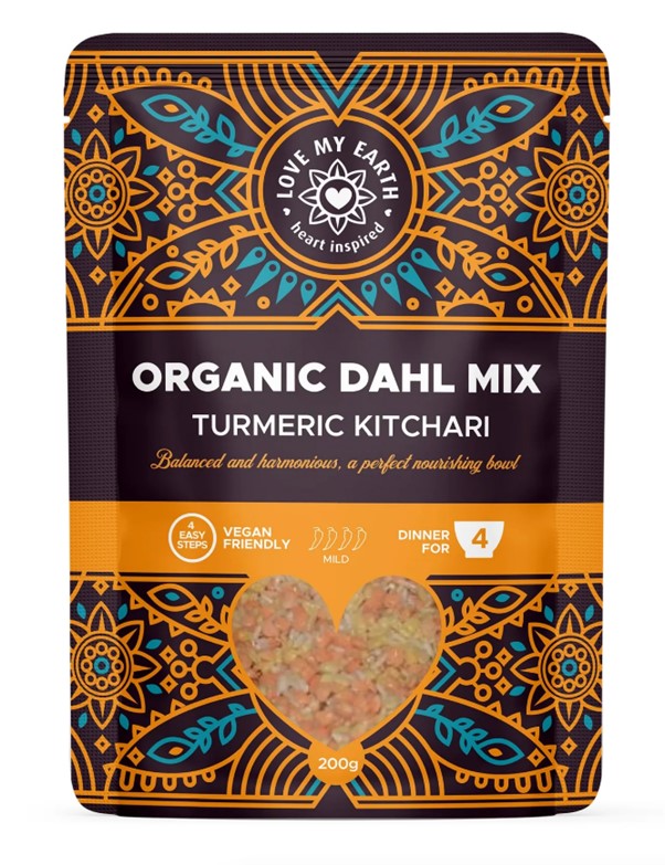 LOVE MY EARTH TURMERIC RICE KITCHARI MIX 200G