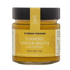 URBAN FORAGER TURMERIC & GINGER BROTH WITH MCT 240G
