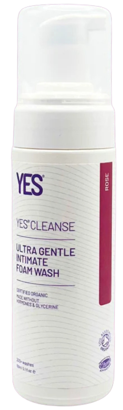 YES ORGANIC INTIMATE FOAM WASH ROSE 150ML