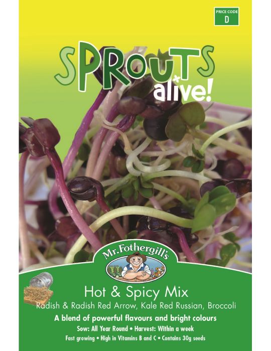 MR FOTHERGILLS HOT AND SPICY SPROUTING MIX