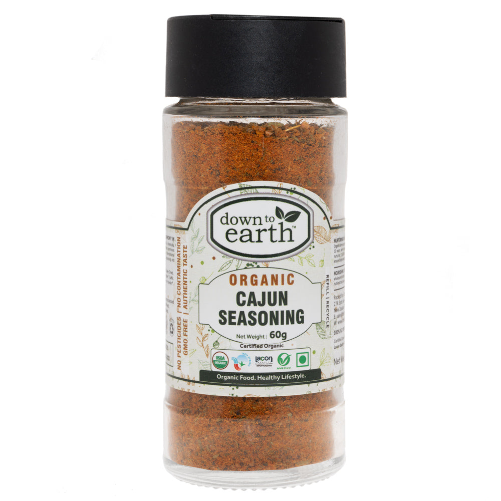 DOWN TO EARTH CAJUN SEASONING 55G