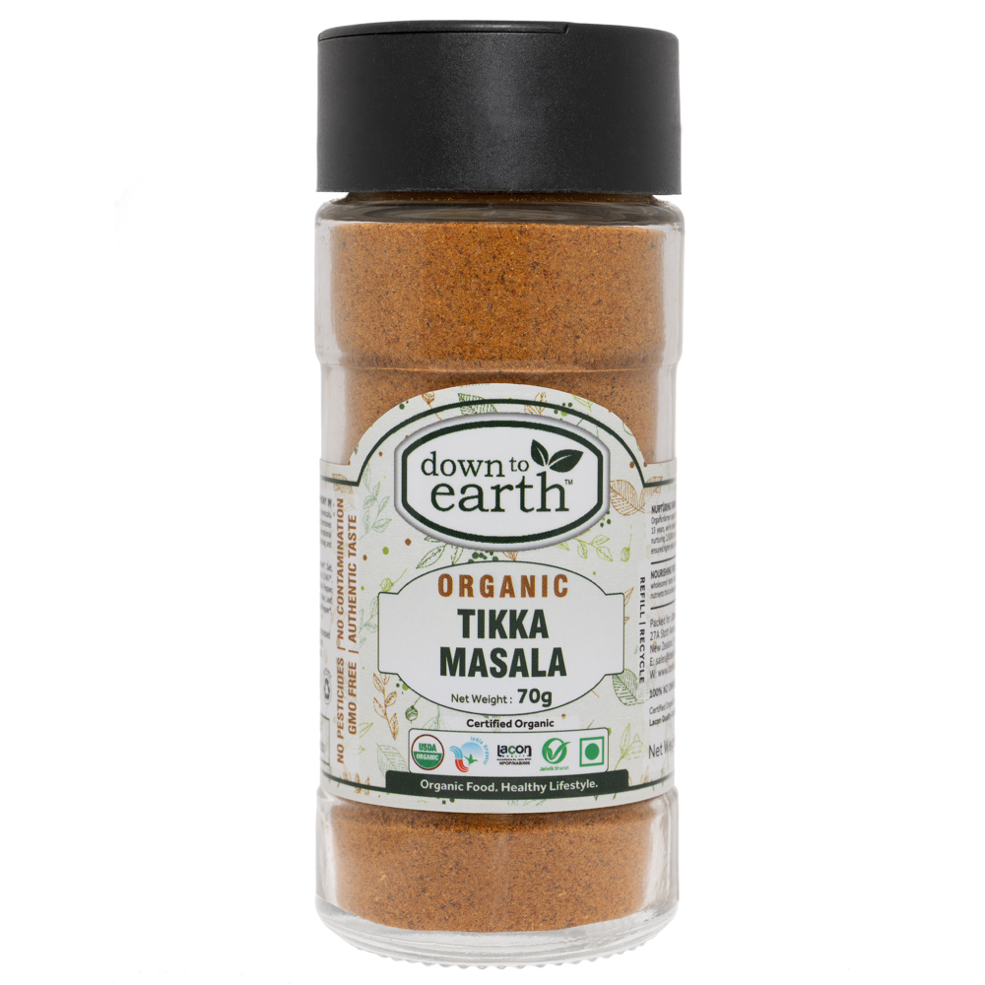 DOWN TO EARTH ORGANIC TIKKA MASALA 70G