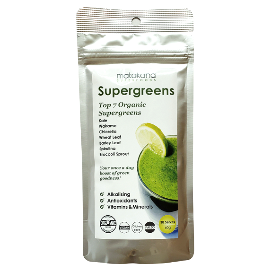 MATAKANA SUPERFOODS SUPERGREENS BLEND 60G