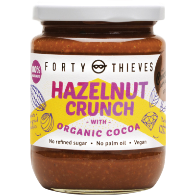 FORTY THIEVES HAZELNUT CRUNCH WITH CACAO 235G