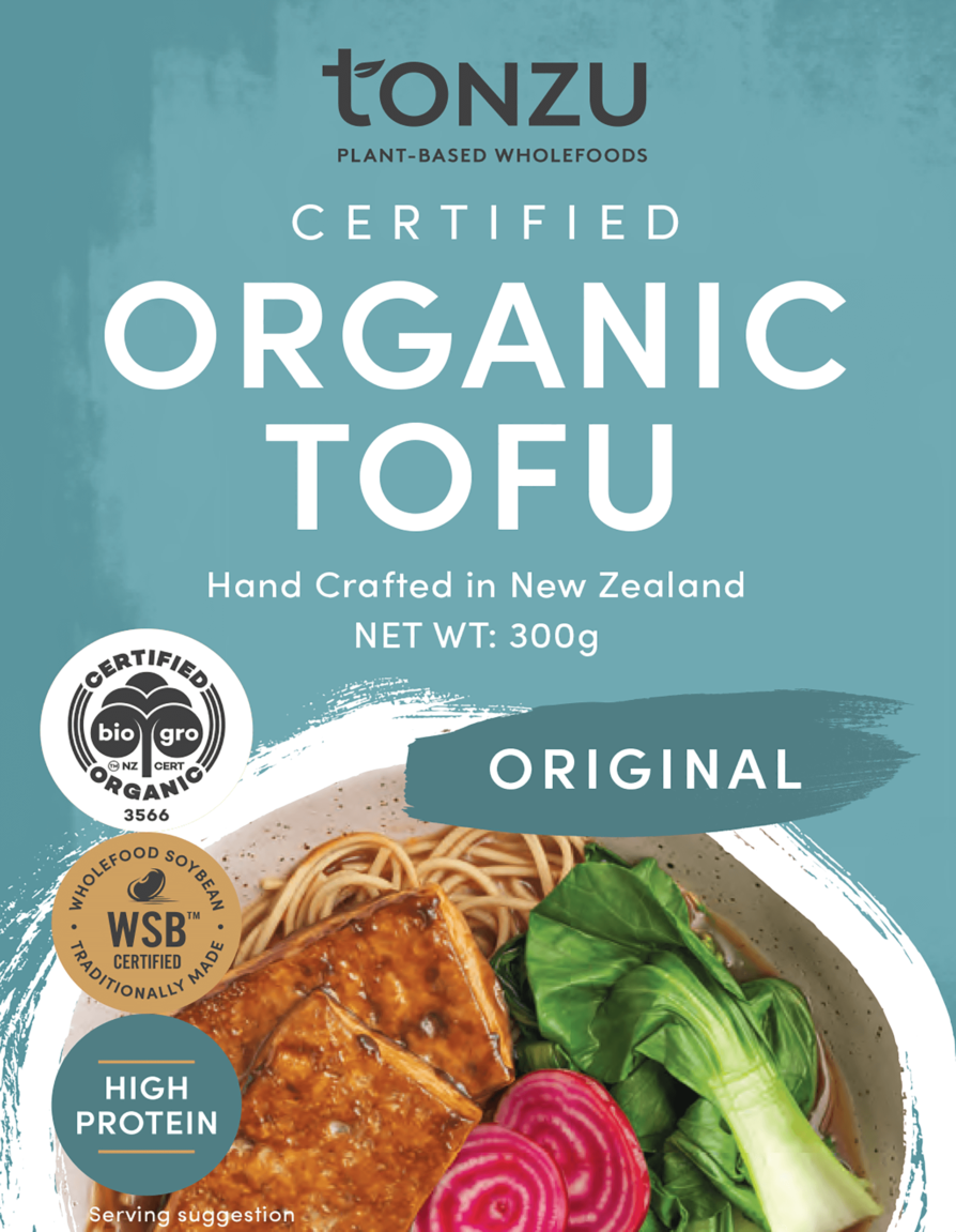 TONZU ORGANIC TOFU BLOCK ORIGINAL 300G