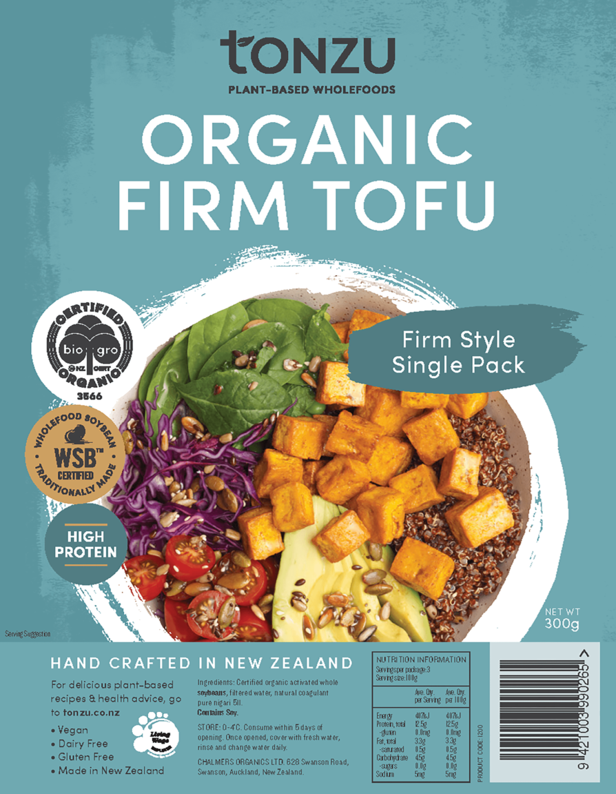 TONZU ORGANIC FIRM TOU BLOCK 300G