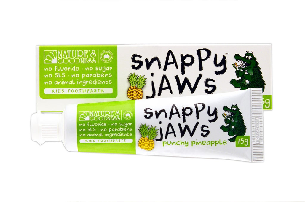 SNAPPY JAWS CHILDRENS TOOTHPASTE PINEAPPLE 75G