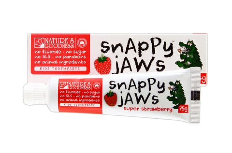 SNAPPY JAWS CHILDRENS TOOTHPASTE STRAWBERRY 75G