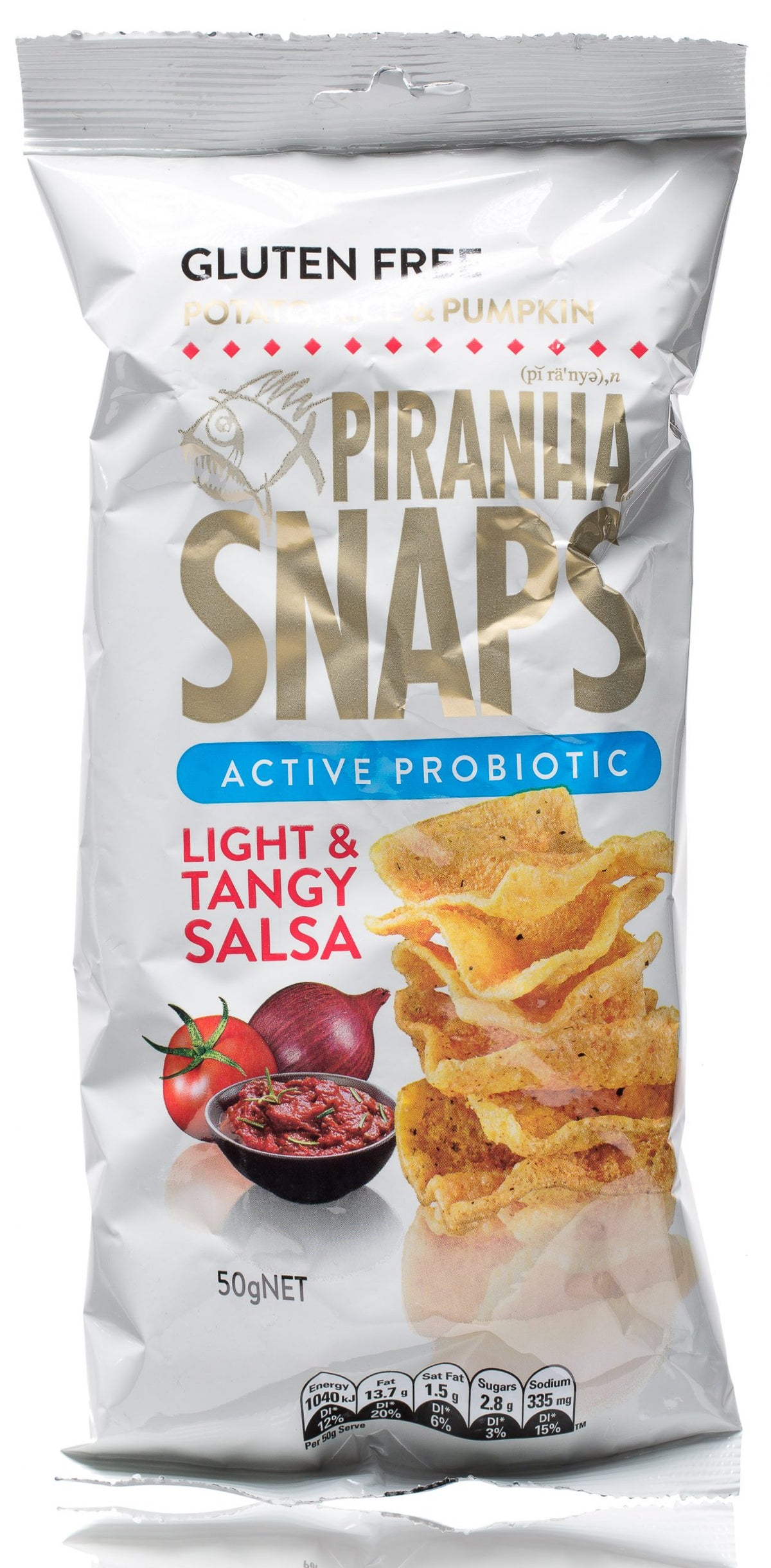 PIRANHA SNAPS LIGHT & TANGY 50G