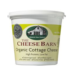 CHEESE BARN ORGANIC COTTAGE CHEESE 380G