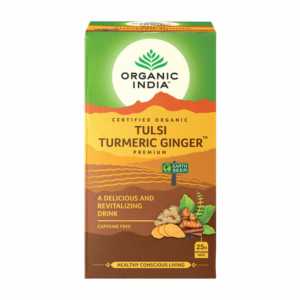 TULSI TURMERIC GINGER TEA 25 BAGS