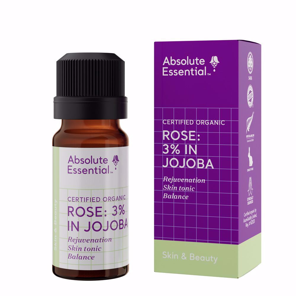 ABSOLUTE ESSENTIAL ORGANIC ROSE ESSENTIAL OIL 3% 10ML