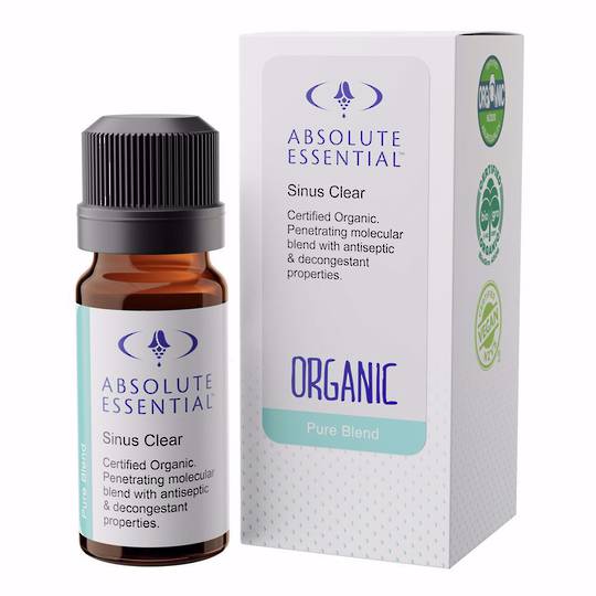 ABSOLUTE ESSENTIAL ORGANIC SINUS CLEAR ESSENTIAL OIL BLEND 10ML
