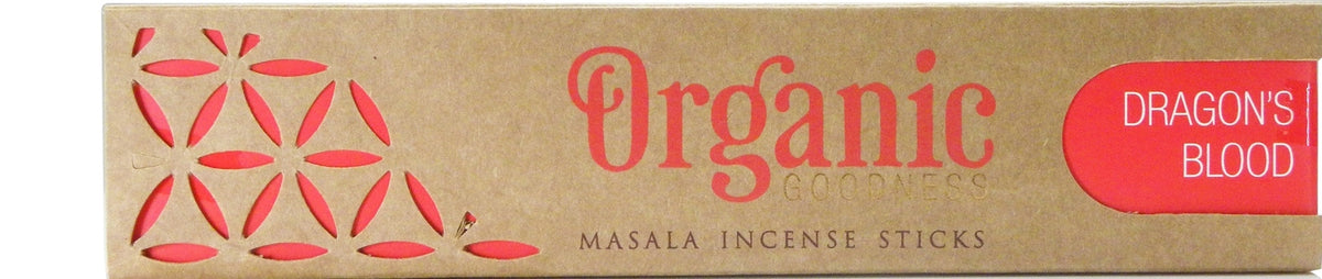 ORGANIC MASALA INCENSE STICKS DRAGONS BLOOD 15G