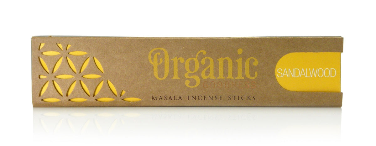 ORGANIC MASALA INCENSE STICKS SANDALWOOD 15G