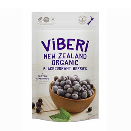 VIBERI FROZEN BLACKCURRANTS 350G