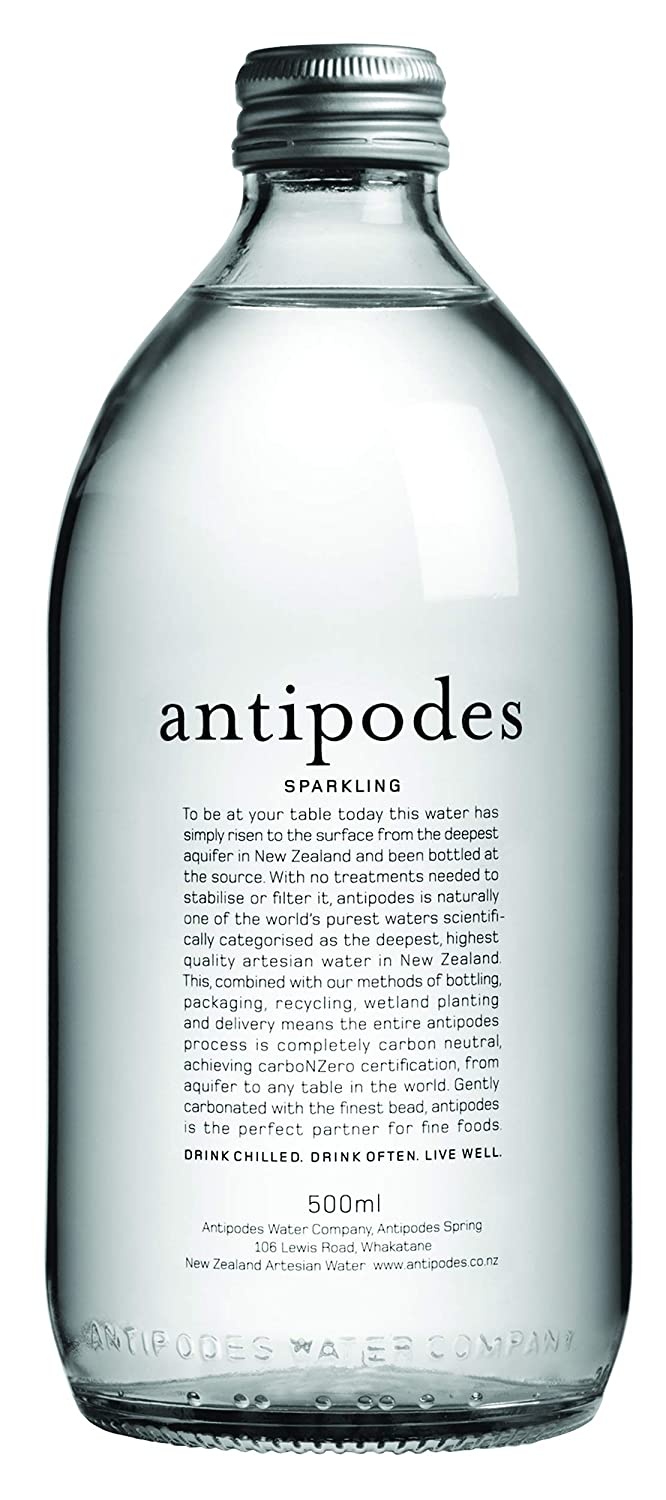 ANTIPODES SPARKLING WATER 500ML