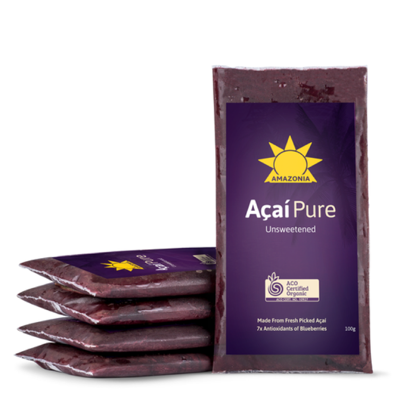 WHOLE HARRY FROZEN ACAI PURE 4X100G