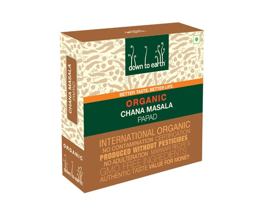 DOWN TO EARTH GHANA CHICKPEA PAPADUMS 200G