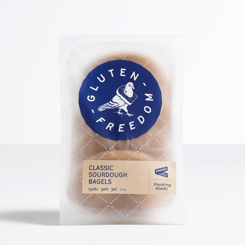 VENERDI FREEDOM SOURDOUGH BAGELS 344G 4PK