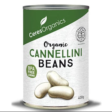 CERES ORGANIC CANNELLINI BEANS CAN 400G