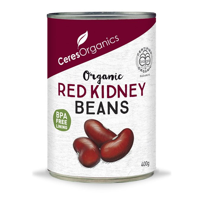 CERES ORGANIC RED KIDNEY BEANS CAN 400G