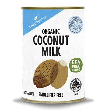 CERES ORGANIC COCONUT MILK CAN 400ML