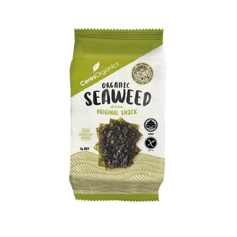 CERES ORGANIC SEAWEED SNACK ORIGINAL 5G