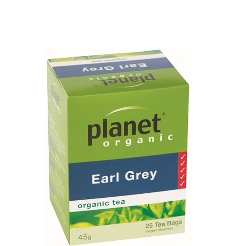 PLANET ORGANIC EARL GREY TEA 25 BAGS