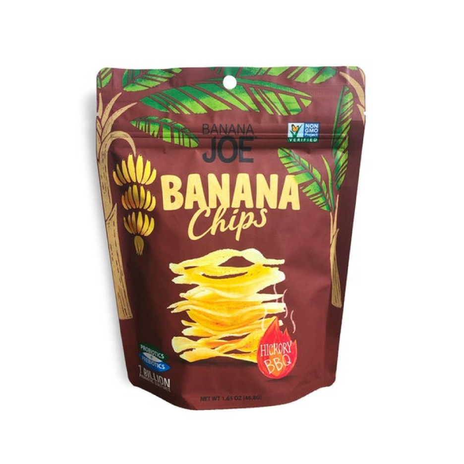 BANANA JOE HICKORY BANANA CHIPS 47G