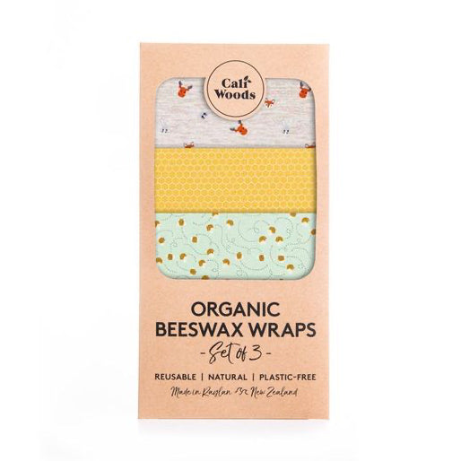 CALIWOODS BEESWAX WRAPS 3PK