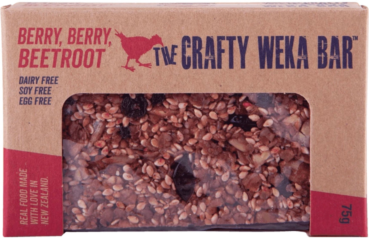 CRAFTY WEKA BEETROOT BAR 75G