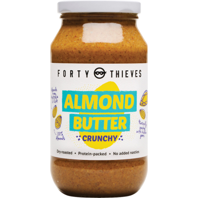 FORTY THIEVES ALMOND BUTTER CRUNCHY 500G