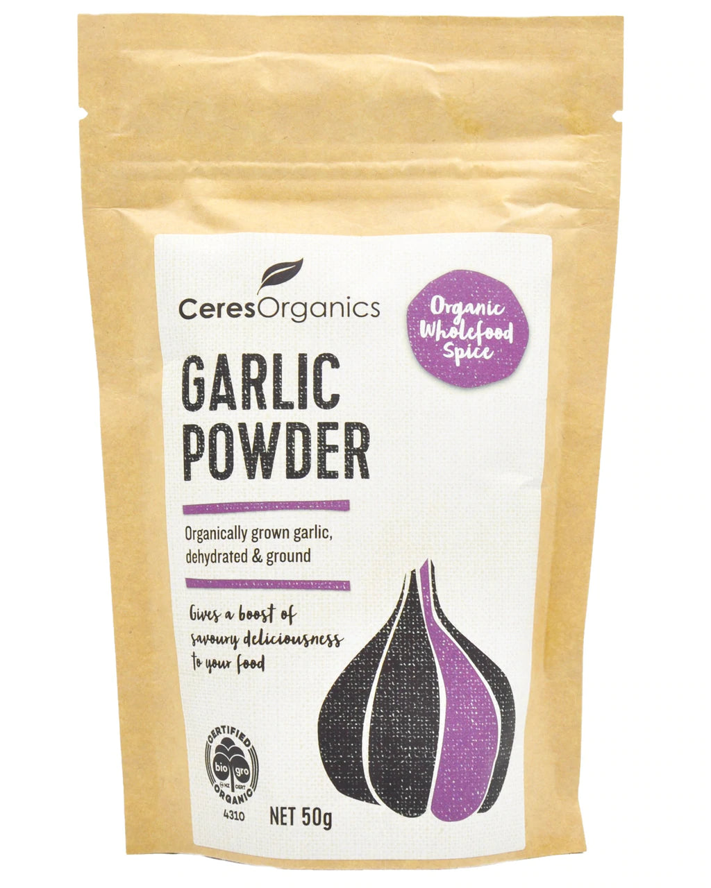 CERES ORGANIC BIO GARLIC POWDER 50G