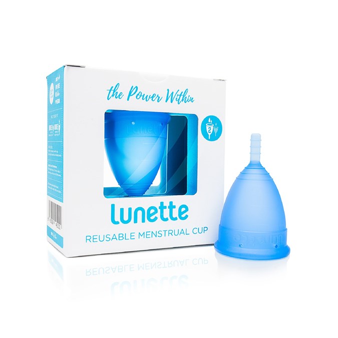 LUNETTE MENSTRUAL CUP AQUA BLUE 2