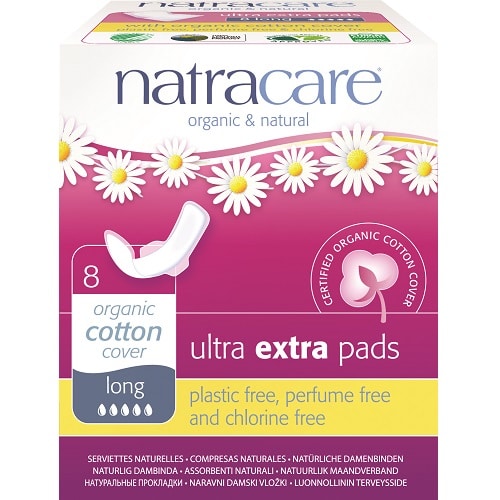 NATRACARE ULTRA EXTRA WITH WINGS LONG 8 PACK