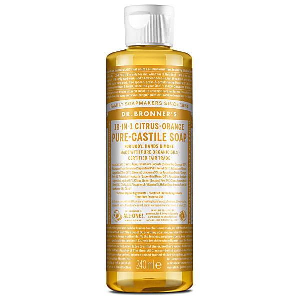DR BRONNERS CASTILE LIQUID SOAP CITRUS 237ML