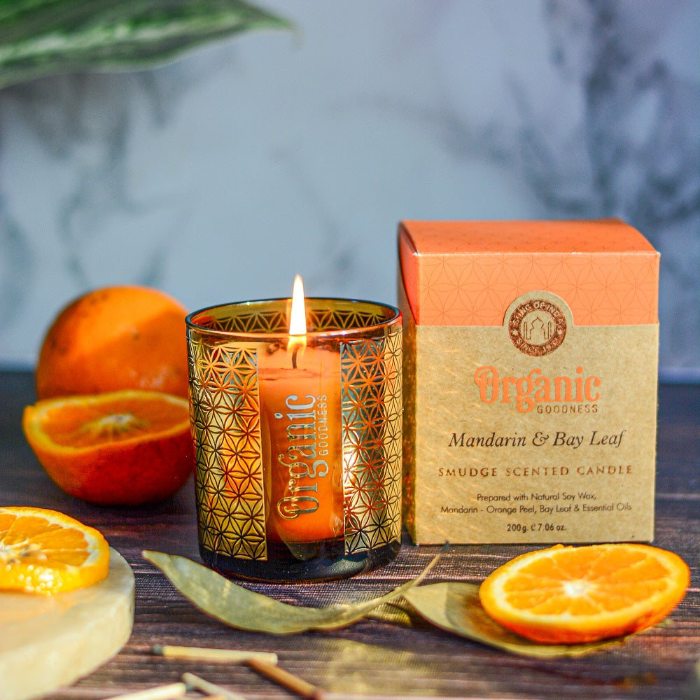 ORGANIC GOODNESS BOXED CANDLE MANDARIN