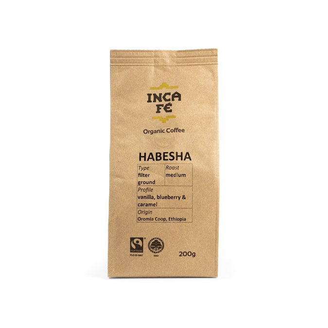 INCA FE BIO PLUNGER GRIND HABESHA 200G