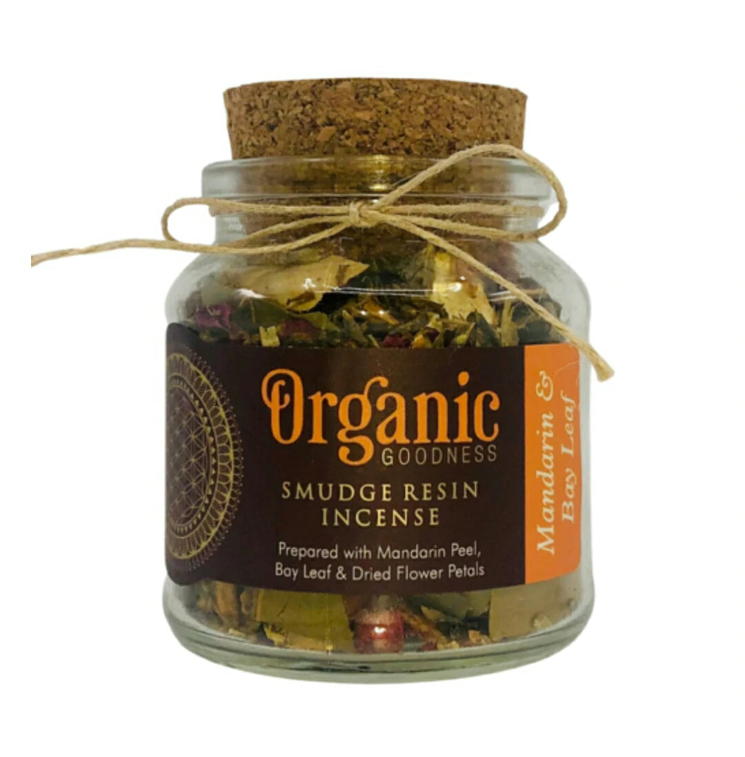ORGANIC GOODNESS SMUDGE RESIN MANDARIN