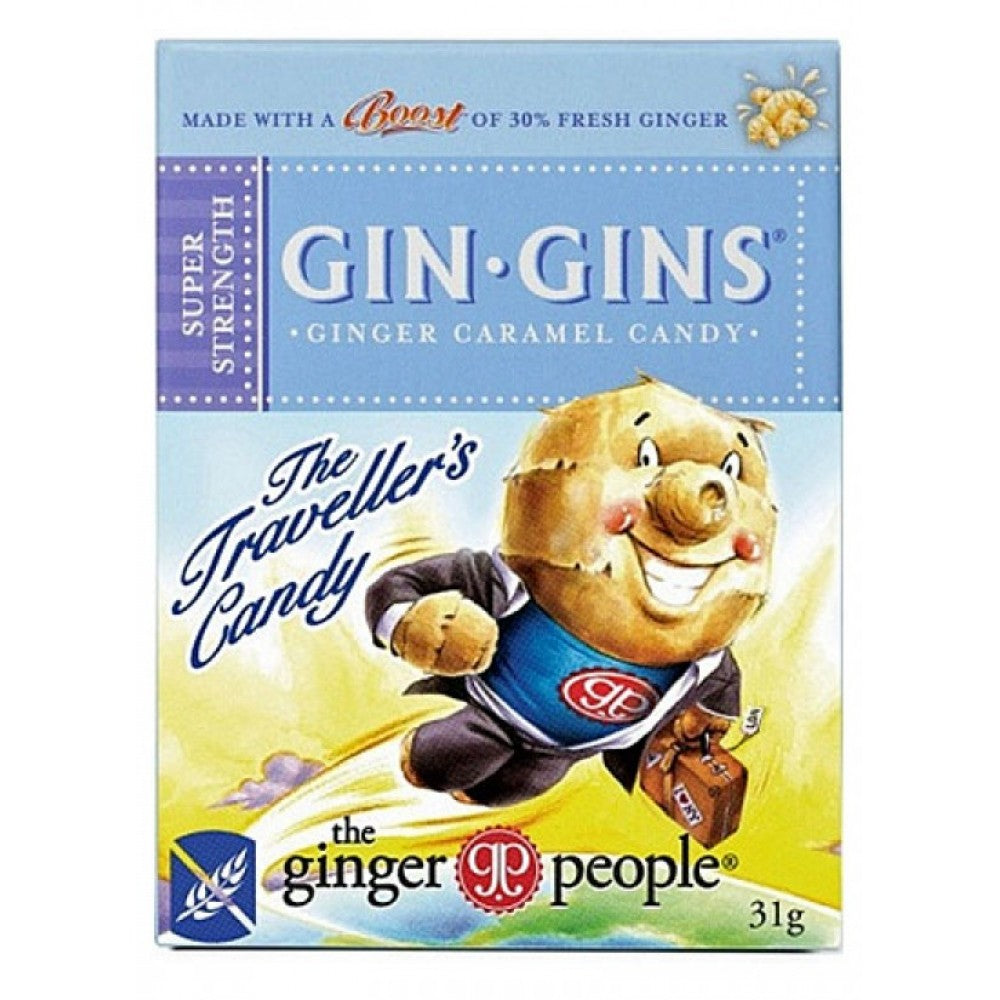 GIN GINS SUPER STRENGTH TRAVEL 31G