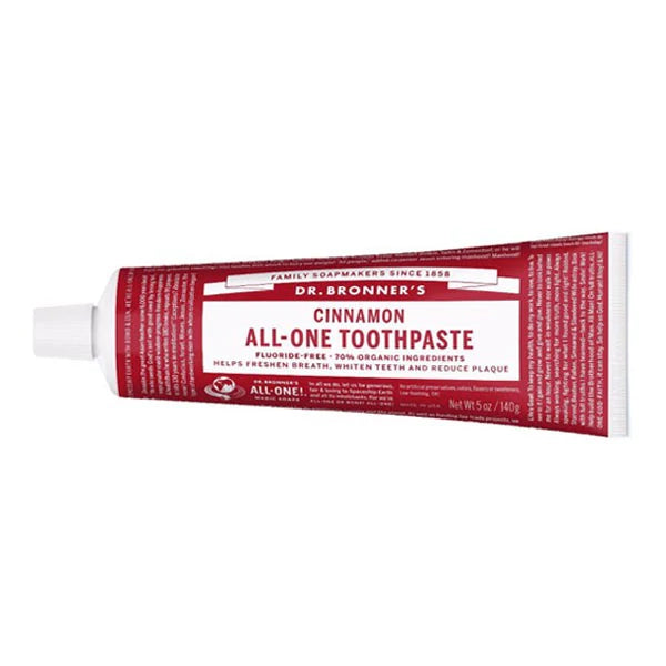 DR BRONNERS CINNAMON TOOTHPASTE 140G