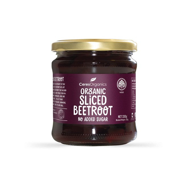 CERES BIO BEETROOT SLICED JAR 330G